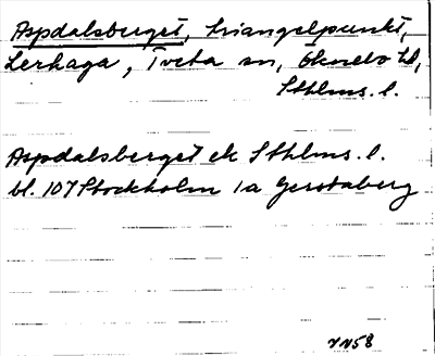 Bild på arkivkortet för arkivposten Aspdalsberget