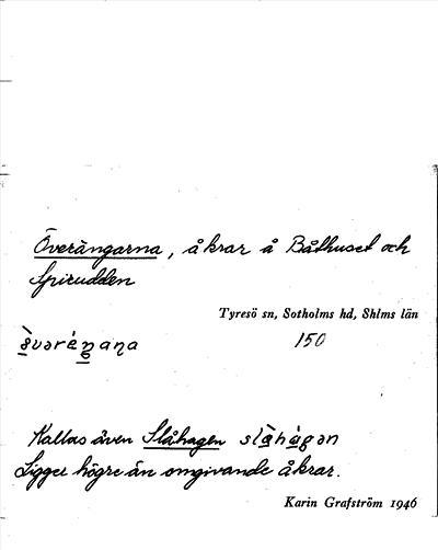 Bild på arkivkortet för arkivposten Överängarna