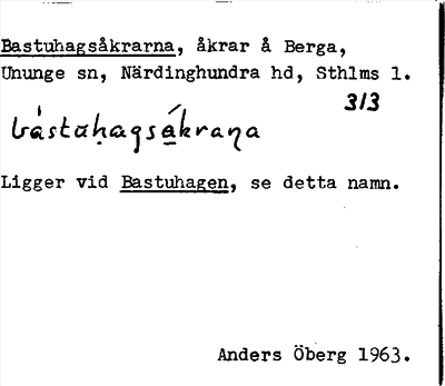 Bild på arkivkortet för arkivposten Bastuhagsåkrarna