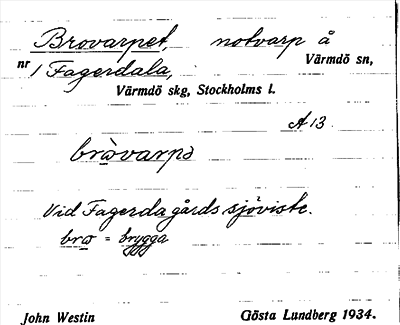 Bild på arkivkortet för arkivposten Brovarpet