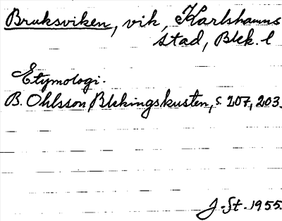 Bild på arkivkortet för arkivposten Bruksviken