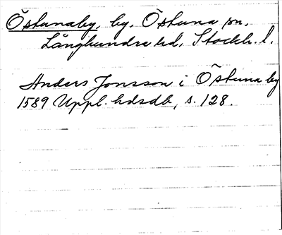 Bild på arkivkortet för arkivposten Östunaby