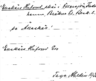 Bild på arkivkortet för arkivposten Ellskärs Hufvud