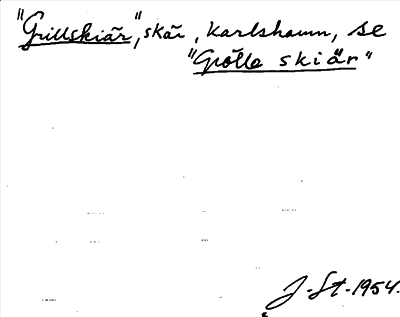 Bild på arkivkortet för arkivposten »Grillskiär»