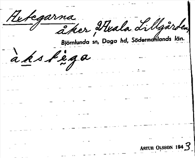 Bild på arkivkortet för arkivposten Axtegarna