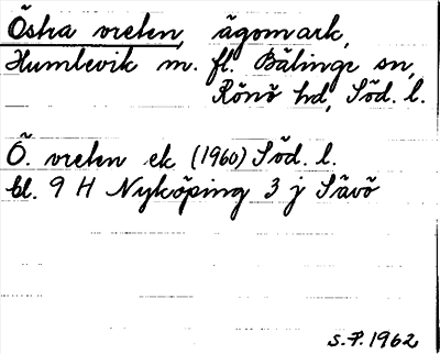 Bild på arkivkortet för arkivposten Östra vreten