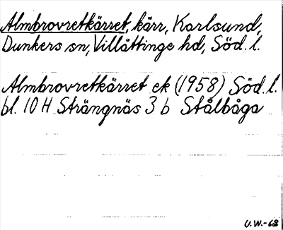 Bild på arkivkortet för arkivposten Almbrovretkärret
