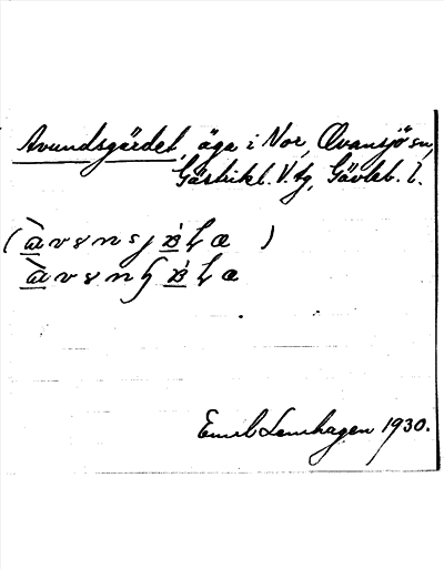 Bild på arkivkortet för arkivposten Avundsgärdet