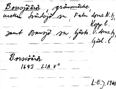 Bild på arkivkortet för arkivposten Borrsjöårör