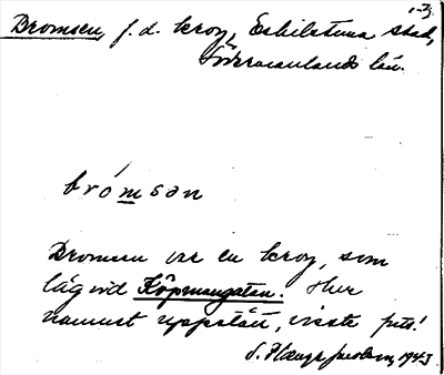 Bild på arkivkortet för arkivposten Bromsen