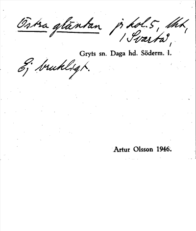 Bild på arkivkortet för arkivposten Östra gläntan