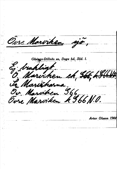 Bild på arkivkortet för arkivposten Övre Morviken
