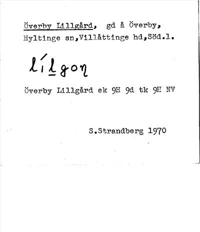 Bild på arkivkortet för arkivposten Överby Lillgård