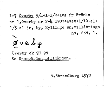 Bild på arkivkortet för arkivposten Överby, se Storgården, Lillgården