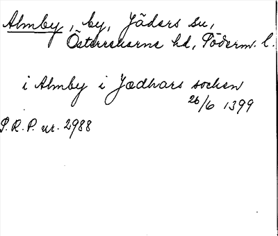 Bild på arkivkortet för arkivposten Almby