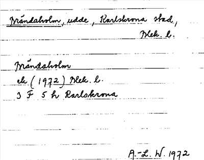 Bild på arkivkortet för arkivposten Brändaholm