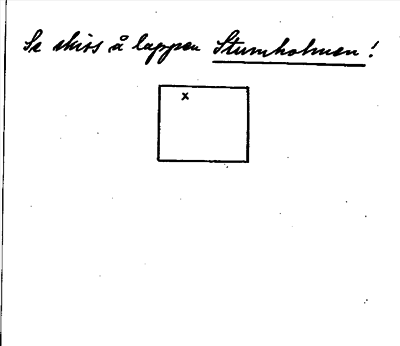 Bild på baksidan av arkivkortet för arkivposten Degelskär