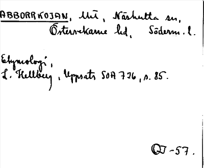 Bild på arkivkortet för arkivposten Abborrkojan