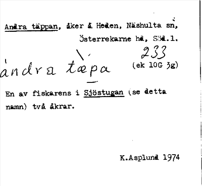 Bild på arkivkortet för arkivposten Andra täppan