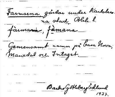 Bild på arkivkortet för arkivposten Farmarna