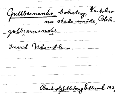 Bild på arkivkortet för arkivposten Gullbernanäs