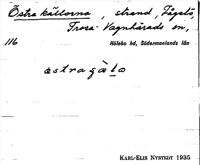 Bild på arkivkortet för arkivposten Östra källorna