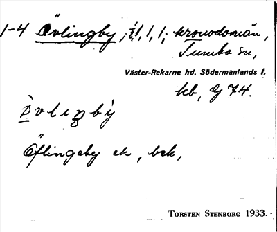 Bild på arkivkortet för arkivposten Övlingby