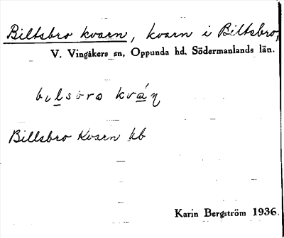 Bild på arkivkortet för arkivposten Biltsbro kvarn