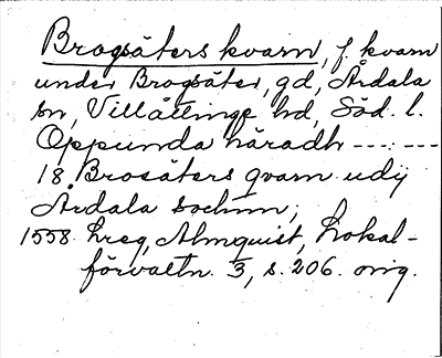 Bild på arkivkortet för arkivposten Brogsäters kvarn
