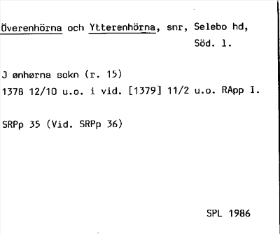 Bild på arkivkortet för arkivposten Överenhörna och Ytterenhörna