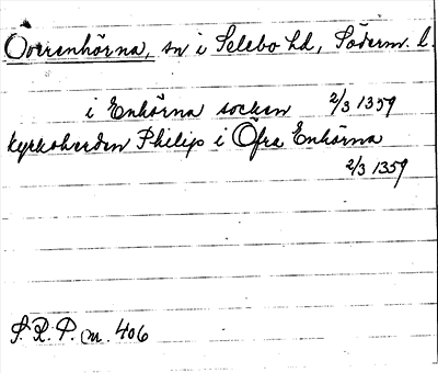 Bild på arkivkortet för arkivposten Överenhörna