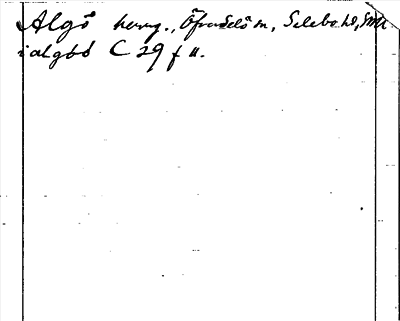 Bild på arkivkortet för arkivposten Algö