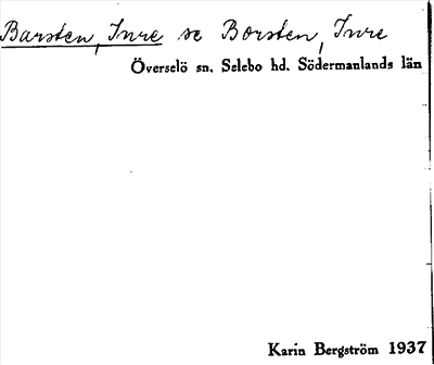 Bild på arkivkortet för arkivposten Barsten, Inre, se Borsten, Inre