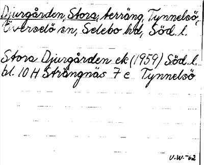 Bild på arkivkortet för arkivposten Djurgården, Stora