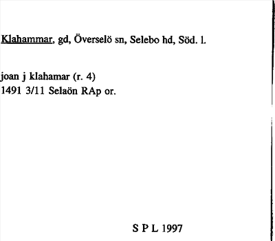 Bild på arkivkortet för arkivposten Klahammar