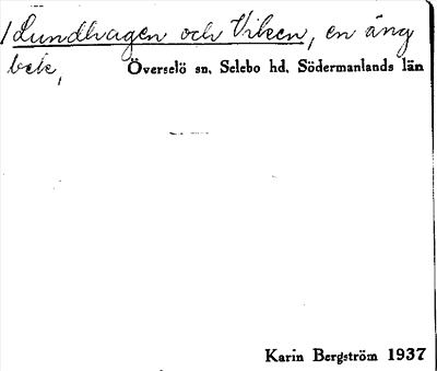 Bild på arkivkortet för arkivposten Lundhagen och Viken