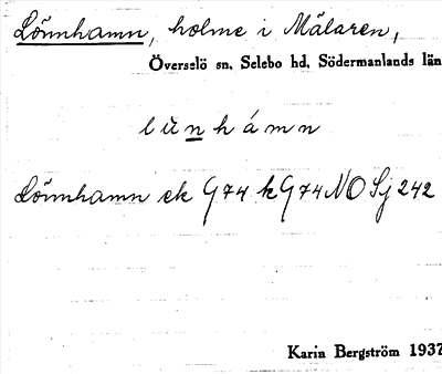Bild på arkivkortet för arkivposten Lönnhamn
