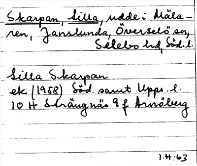 Bild på arkivkortet för arkivposten Skarpan, Lilla