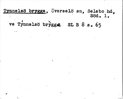 Bild på arkivkortet för arkivposten Tynnelsö brygga