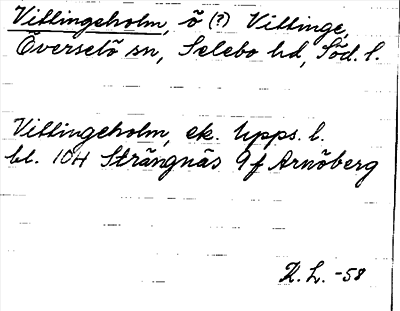 Bild på arkivkortet för arkivposten Vittingeholm