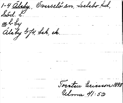Bild på arkivkortet för arkivposten Äleby