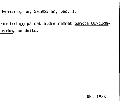Bild på arkivkortet för arkivposten Överselö