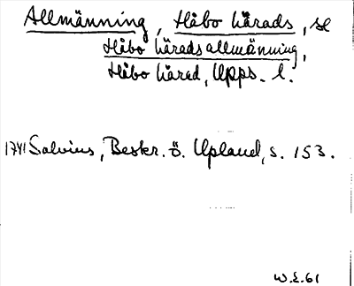 Bild på arkivkortet för arkivposten Allmänning, Håbo härads