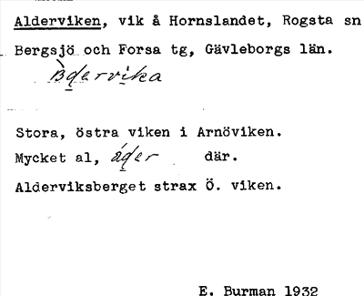 Bild på arkivkortet för arkivposten Alderviken