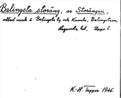 Bild på arkivkortet för arkivposten Balingsta storäng, se Storängen