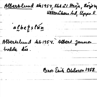 Bild på arkivkortet för arkivposten Albertslund