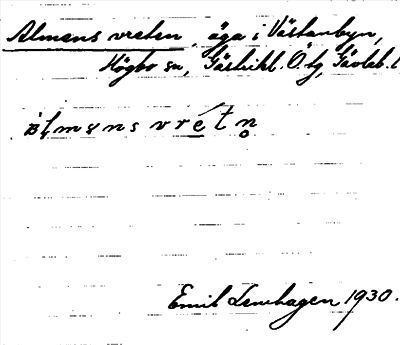Bild på arkivkortet för arkivposten Almans vreten