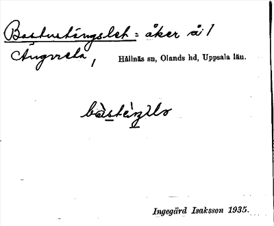 Bild på arkivkortet för arkivposten Bastustängslet