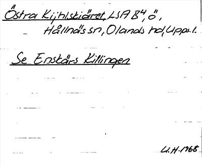 Bild på arkivkortet för arkivposten Östra Kijhlskiäret, se Enskärs Killingen