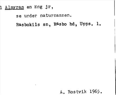 Bild på arkivkortet för arkivposten Almyran